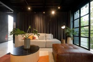 Posezení v ubytování Hotel Meridiano Lofts