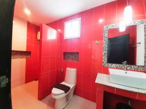 Koupelna v ubytování บ้านคาราโอเกะ พูลวิลล่า หัวหิน 3 ห้องนอน สระส่วนตัว พัก 6-15 คน