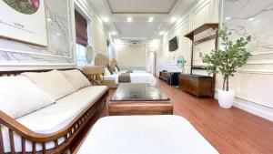 Posezení v ubytování BÔNG SEN HOTEL CÔN ĐẢO