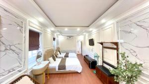 Posezení v ubytování BÔNG SEN HOTEL CÔN ĐẢO