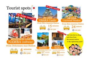 Osaka'daki 花跡民宿二号馆独栋整租！市中心 ! 4分钟到难波日本桥！通天阁,天王寺步行圈 tesisine ait fotoğraf galerisinden bir görsel