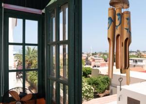 Balkón nebo terasa v ubytování Labyrinthos Arts Guest House