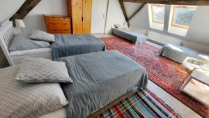 Postel nebo postele na pokoji v ubytování Apartmán Franz Josef