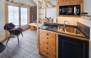 Η κουζίνα ή μικρή κουζίνα στο Cozy Home In Gol With Sauna