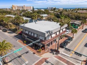 an overhead view of a building on a city street at Flagler Suites 3 in New Smyrna Beach