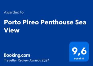 a screenshot of the pico piero perflurosis sea webpage at Porto Pireo Penthouse Sea View in Piraeus
