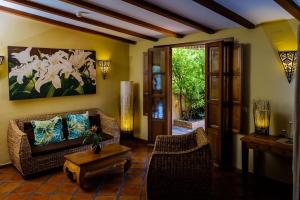 Posezení v ubytování Masía Durbá Hotel