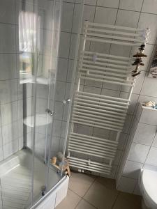 Koupelna v ubytování Trentseeparadies + 37 fotografií