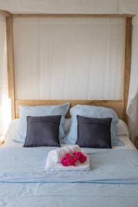 Letto o letti in una camera di T3 résidence les ramiers (anse a l'âne)
