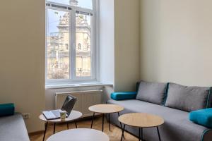 Posezení v ubytování Soborniy Hostel