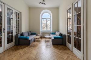 Posezení v ubytování Soborniy Hostel