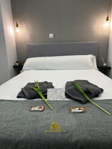 Ένα ή περισσότερα κρεβάτια σε δωμάτιο στο Habitación centro