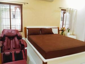 Postelja oz. postelje v sobi nastanitve Anjilickal house, Entire private luxury villa