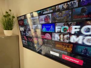 TV a/nebo společenská místnost v ubytování Apartmán mini Stupava + 4 fotografie