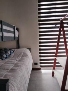 Ein Etagenbett oder Etagenbetten in einem Zimmer der Unterkunft Casas Plamont