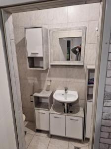 Ένα μπάνιο στο Ferienapartment Neunkirchen