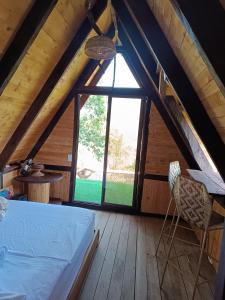 Postel nebo postele na pokoji v ubytování Glamping el nido