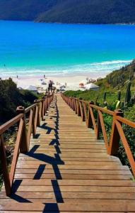 Billede fra billedgalleriet på Apartamento pé na Areia de Frente para o Mar i Arraial do Cabo