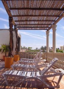 Un balcón o terraza de Hotel San Miguel