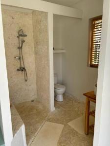 Koupelna v ubytování Casa Cayena