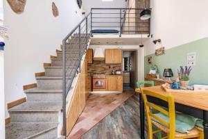 Kuchyň nebo kuchyňský kout v ubytování Casa “Oasi del mare”