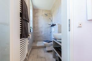 Koupelna v ubytování Hotel Villa Wahnfried Thiessow