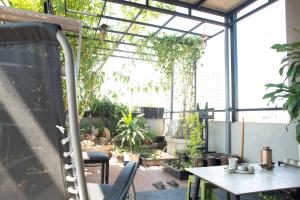 Balkón nebo terasa v ubytování ART GREEN HOME