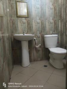 Koupelna v ubytování DD Homestay