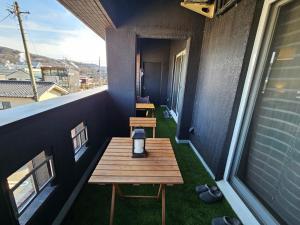 Patio nebo venkovní prostory v ubytování Hotel Grand Vert Kyu Karuizawa