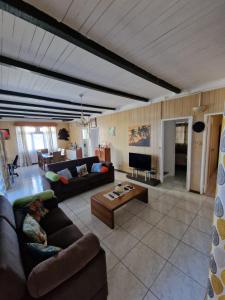 Posezení v ubytování Grande Maison atypique proche du Maïdo