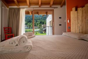 Posteľ alebo postele v izbe v ubytovaní La Lesivèra Bed and Breakfast
