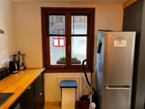 Kuchyň nebo kuchyňský kout v ubytování Mountain View Apartment in Morzine