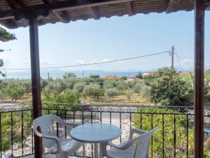 A balcony or terrace at Anastasia
