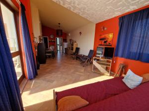 Χώρος καθιστικού στο Casa di Poseidone