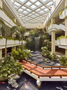 Κήπος έξω από το White Swan Hotel