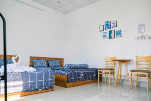 Posezení v ubytování Hiếu Sang 68 Hostel & Villas Seaview Bến tàu Rạch Giá Harbor City