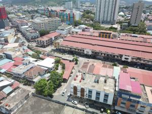 an aerial view of a city with buildings at Casabella 103 A2 Grand Batam Penuin Wet Market in Nagoya
