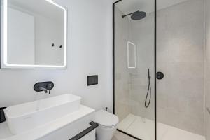 Koupelna v ubytování Villa Ametza