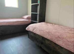 Krevet ili kreveti u jedinici u objektu Natuurhuisje