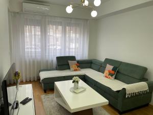 Et opholdsområde på Tuse Lux apartments