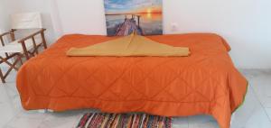 Postel nebo postele na pokoji v ubytování Ammoudaries appartment
