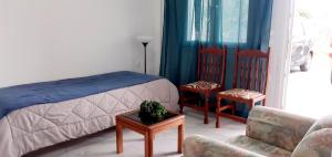 Postel nebo postele na pokoji v ubytování Ammoudaries appartment