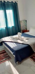 Postel nebo postele na pokoji v ubytování Ammoudaries appartment