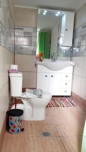 Koupelna v ubytování Ammoudaries appartment