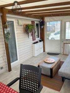 Posezení v ubytování Mobile Homes Sous le Soleil