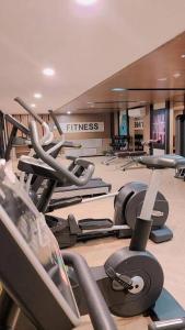 Fitness center at/o fitness facilities sa 京都Kyoto Home 2BR - 53 Sqm at Downtown Semarang