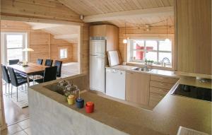 Η κουζίνα ή μικρή κουζίνα στο Holiday Home Ellemose Denmt