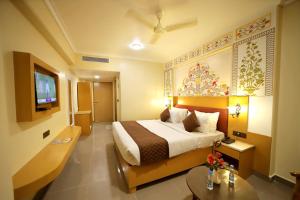 Plan piętra w obiekcie Hotel Ganga Ratan