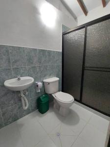 Ванна кімната в Casa de descanso unifamiliar