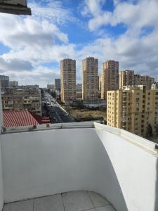 a view of a city from the roof of a building at Parkview Family Apart in Baku